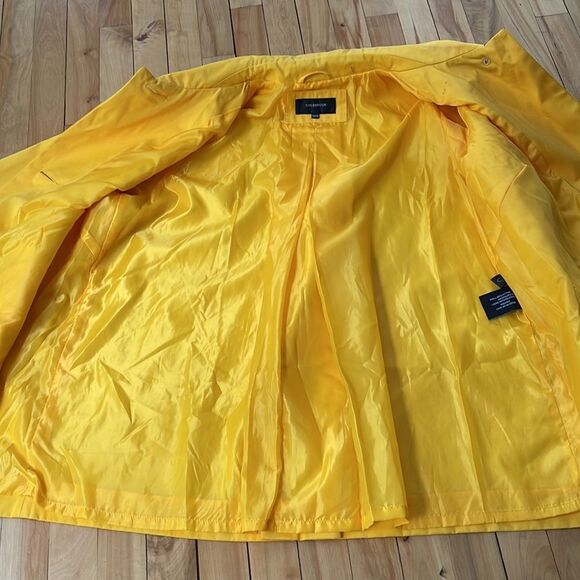 Colebrook yellow gathered large button lined jacket. New. Size 14/16. - Picture 8 of 9